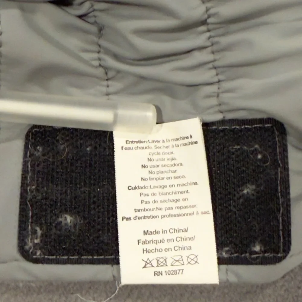 Berkshire Pet Collection Hooded Dog Coat Small Polartec Fleece Warm Gray